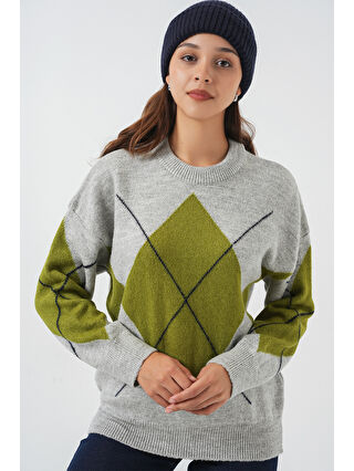 Gri-Beyaz-Açık Gri