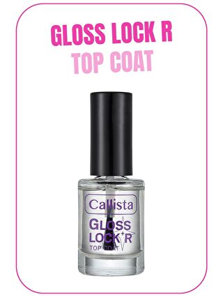 Callista Gloss Lock’r Top Coat Parlaklık Veren Tırnak Cilası