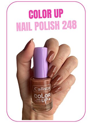 Callista Color Up Nail Polish Oje 248 Double Espresso - Kahverengi