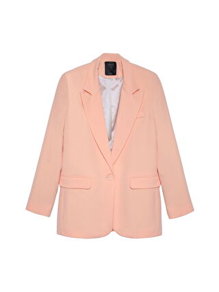 QUZU Pembe Blazer Ceket Somon