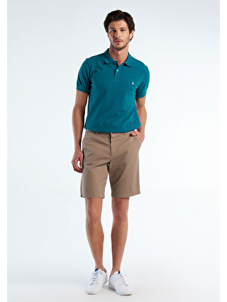 United Colors Of Benetton Bej Erkek Vizon Chino Bermuda