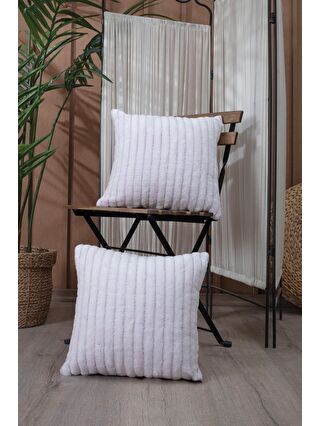 Tabu Home Stripe Tekli Mor Kırlent Kılıfı 43x43