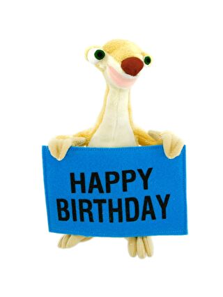 Neco Plush Buz Devri Sid Happy Birthday Pelüş Oyuncak 22cm