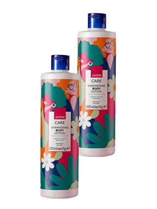 AVON Care Shimmering Gliserin İçeren Yasemin Kokulu Vücut Losyonu 400 Ml. İkili Set