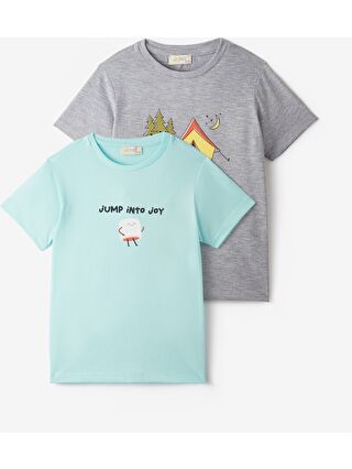 Gri-Su Yeşili-Beyaz