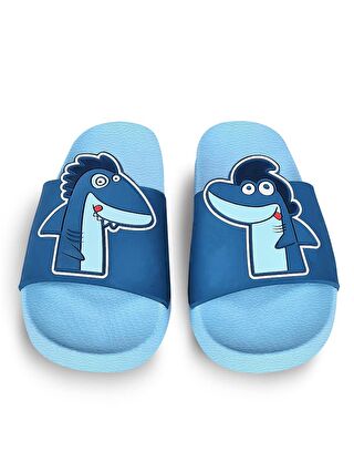 Denokids Lacivert Shark Erkek Çocuk Terlik