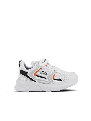 SLAZENGER KENDALL Unisex Çocuk Sneaker Ayakkabı Beyaz / Turuncu