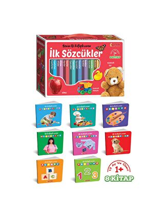 DIYTOY İlk Kütüphanem 8'li Mini Bebek Kitap Seti