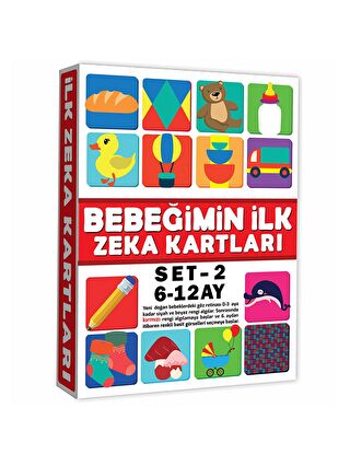 DIYTOY Eğitici Kartlar 6-12 Ay Erken Eğitim Zeka Kartı