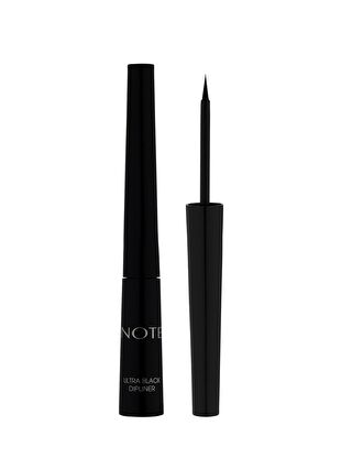 Note Cosmetique Ultra Black Dipliner Keçe Fırça Uçlu