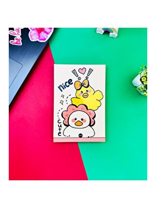 BAM HEDİYELİK EŞYA Nice Cute Tasarımlı Lastikli Defter