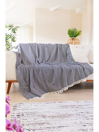 Tabu Home Dokuma Cozy Comfort Siyah Koltuk Örtüsü