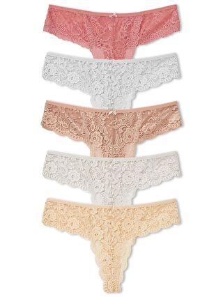 Beyaz-Ecru-Açık Kahverengi