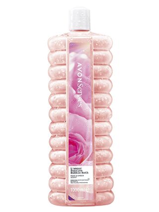 AVON L'Amour Sunrise Gül ve Kehribar Kokulu Banyo Köpüğü 1 Lt.