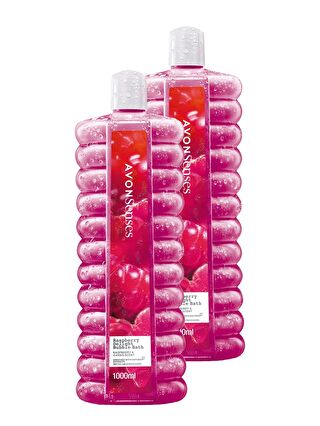 AVON Senses Raspberry Delight Ahududu ve Frenk Üzümü Kokulu Banyo Köpüğü 1 Lt. İkili Set