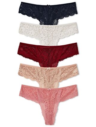 Lacivert-Ekru-Kahverengi