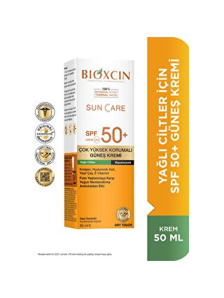 Bioxcin Yüksek Korumalı Yağlı Ciltler Güneş Kremi Spf 50+ 50 ml