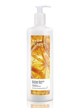 AVON Senses Orange Twist Portakal ve Yasemin Kokulu Duş Jeli 720 Ml.