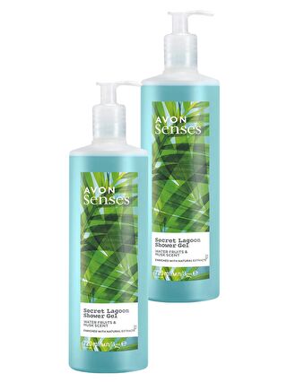 AVON Senses Secret Lagoon Duş Jeli 720 Ml. İkili Set