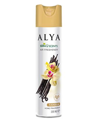 Alya Karışık Nature's Scents Vanilla -Vanilya Su Bazlı Oda Spreyi 300 ml