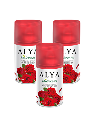 Alya Karışık Nature's Scents Rose- Gül Oda Kokusu Yedek Makine Spreyi 250 ml x3 adet