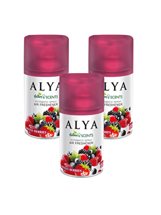 Alya Nature's Scents Mixed Berries - Karışık Kırmızı Meyveler Oda Kokusu Yedek Makine Spreyi 250 ml