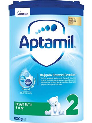 Aptamil 2 Devam Sütü 800 g 6-9 Ay Akıllı Kutu