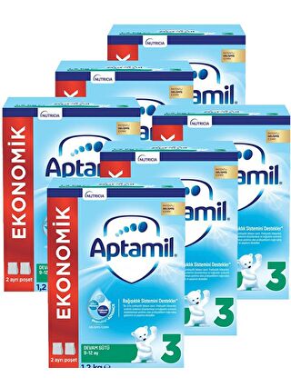 Aptamil 3 Devam Sütü Yeni Formül 1200 gr x 6 Adet