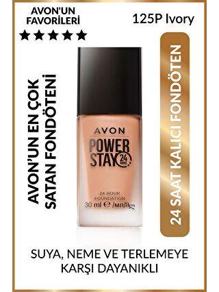 AVON True Power Stay Mat Fondöten 30 Ml. Ivory