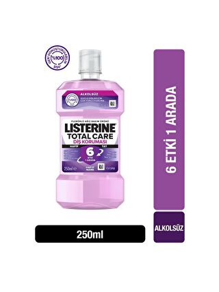 Listerine total care diş koruması hafif tat ağız bakım suyu 250 ml