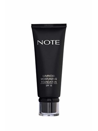 Note Cosmetique Luminous Moisturizing 01 Beige Nemlendirici Etkili SPF 15 Kapatıcı Fondöten