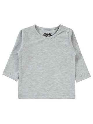 Civil Beyaz Kız Bebek Sweatshirt 6-18 Ay Karmelanj