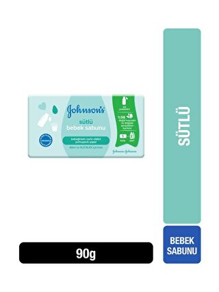 JOHNSON'S Sütlü Katı Sabun 90gr