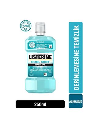 Listerine Cool Mint Hafif Tat Alkolsüz Ağız Bakım Suyu 250 ml