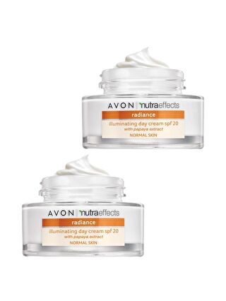 AVON Nutra Effects Radiance Nemlendirici Krem Spf20 50 Ml. İkili Set