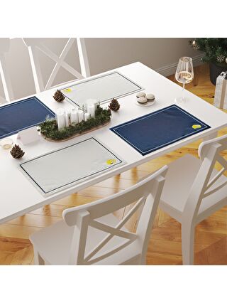 Lacivert-Sarı-Beyaz