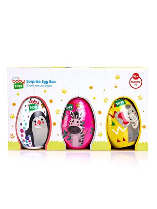 Baby Toys Sürpriz Yumurta Bebek Oyun Hamuru Seti +3 Yaş