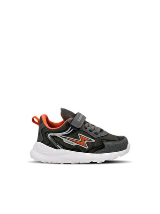 SLAZENGER KAORU Sneaker Erkek Çocuk Ayakkabı Koyu Gri / Turuncu