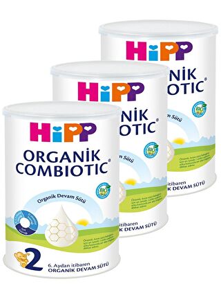 HiPP 2 Organic Combiotic Devam Sütü 350 gr x 3 Adet