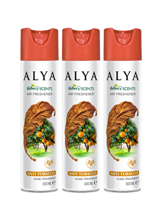 Alya Karışık Nature's Scents Anti Tobacco Su Bazlı Oda Kokusu ml x3 adet