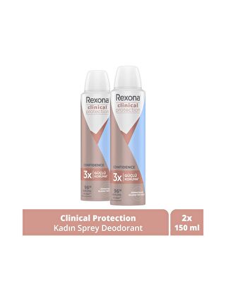 Rexona Clinical Protection Kadın Sprey Deodorant 150 ml 2 Adet