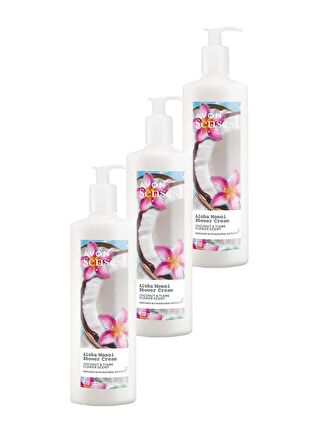 AVON Senses Aloha Monoi Tiare Çiçeği ve Hindistan Cevizi Kokulu Krem Duş Jeli 720 Ml. Üçlü Set