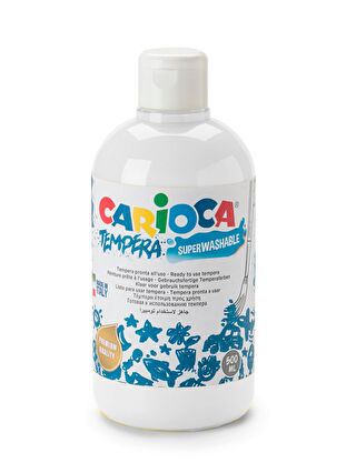 CARIOCA Tempera Boya (Süper Yıkanabilir) 500ml - Beyaz