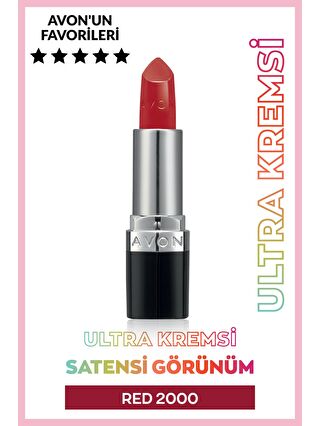 AVON Ultra Kremsi Ruj Red 2000