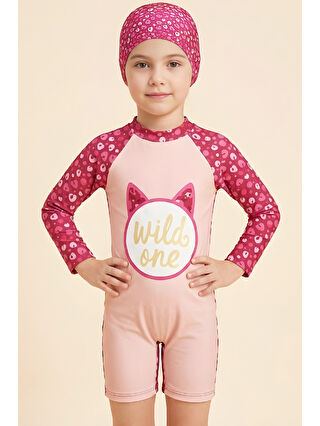 Beyaz-Bordo-Açık Pembe