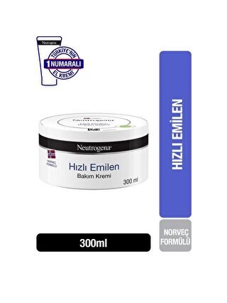 Neutrogena Norveç Formüllü Hızlı Emilen Bakım Kremi 300 Ml