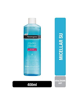 Neutrogena Yüz Temizleme Suyu & Hydro Boost Üç Etkili Micellar Water 400 ml