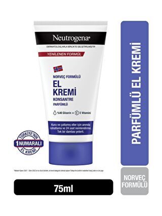 Neutrogena Norveç Formülü El Kremi Parfümlü 75 Ml