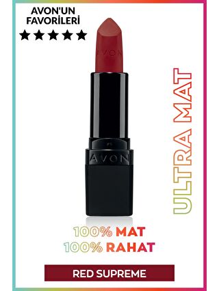 AVON Ultra Mat Ruj Red Supreme