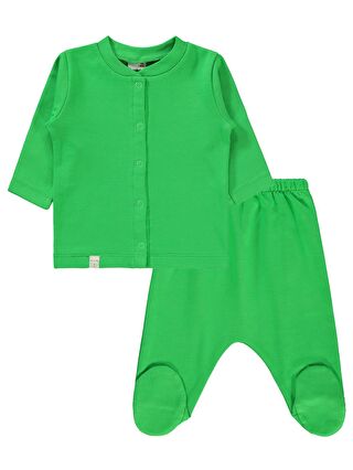 Civil Yeşil Baby Erkek Bebek Pijama Takımı 1-6 Ay